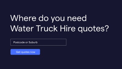 water truck hire rates
